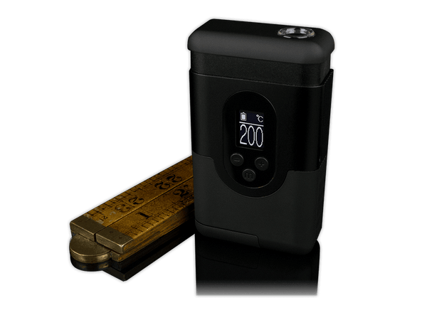 Arizer ArGo portable vaporizer with collapsible ruler