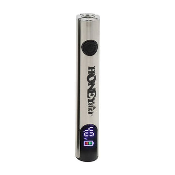 Buy silver The HoneyStick 510 Twist Digital LED Battery (taxes extra)