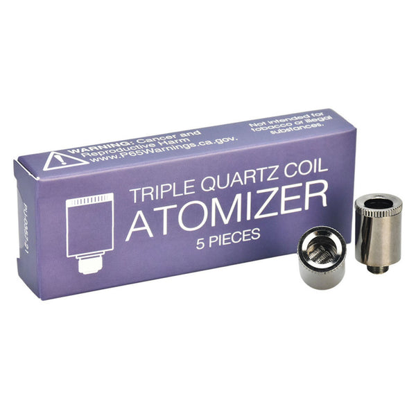 Pulsar Sipper Triple Quartz Coil Atomizers - 5 Pack