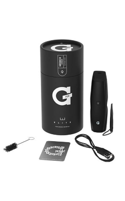 GPen Elite portable vaporizer with charger and accessories