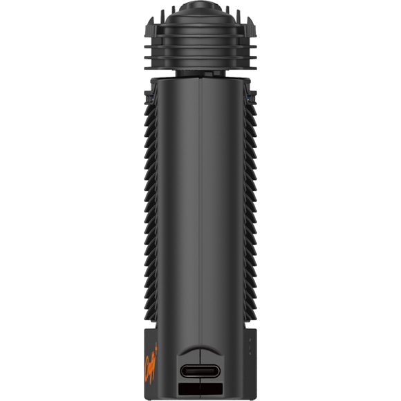 Side view of Crafty+ vaporizer with USB-C charging port
